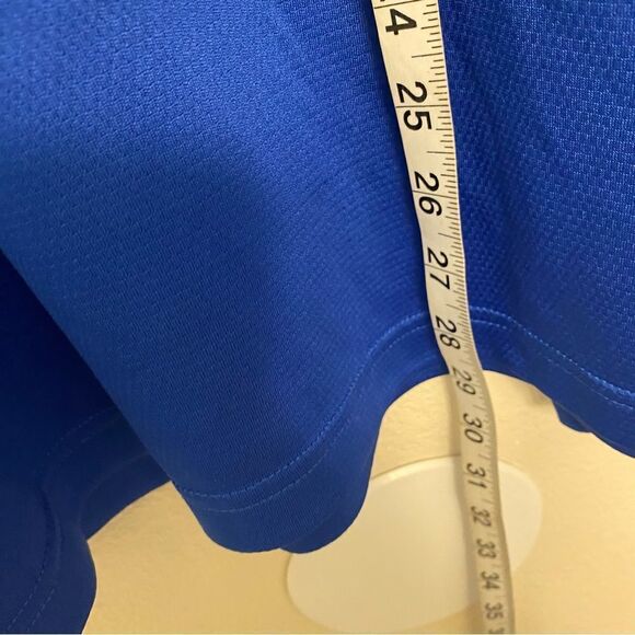 NIKE Dri-FIT mens GOLF lightweight Pullover Half Zip CK6076-480 Royal Blue XXL - Picture 6 of 8